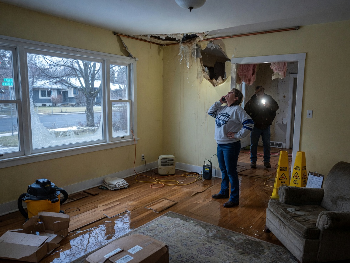 What To Do After a Burst Pipe Causes Water Damage in Your Spokane Home