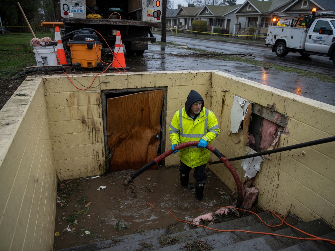 Storm Water Damage Cleanup in Spokane