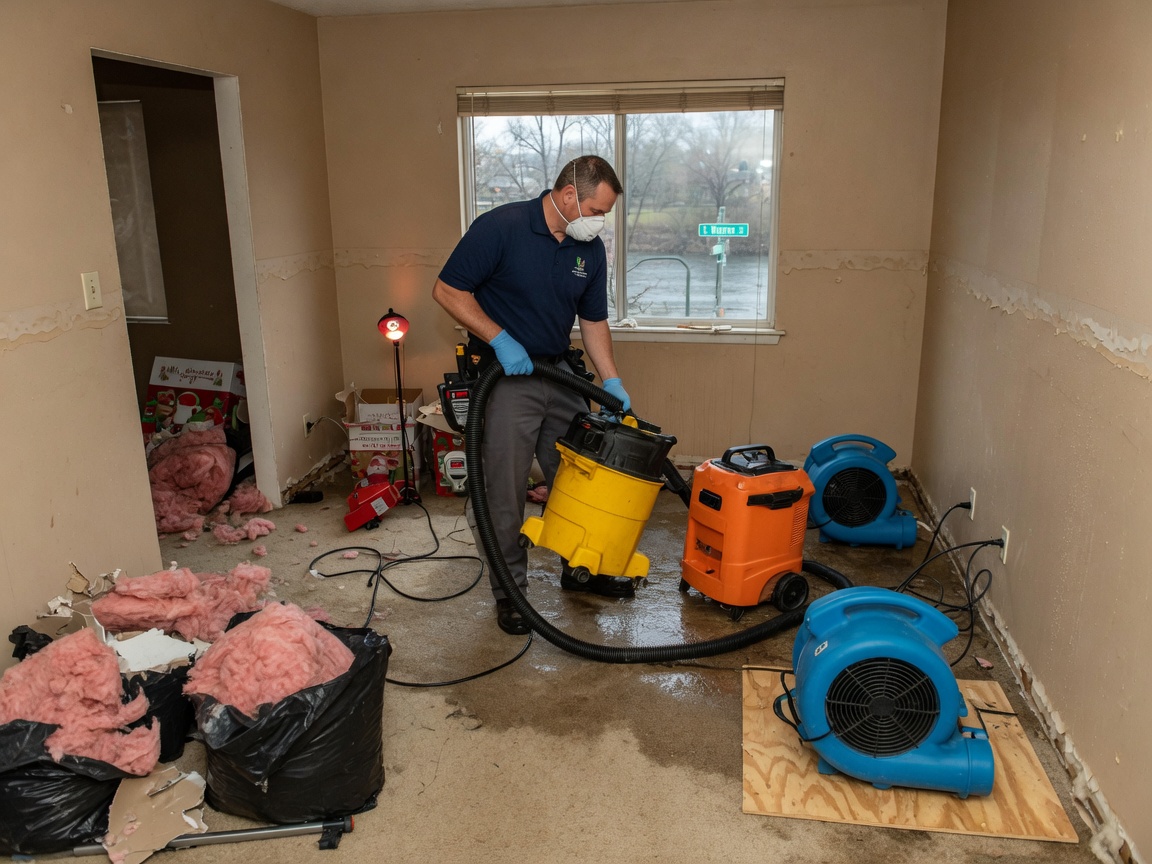 Water Damage Restoration in Spangle